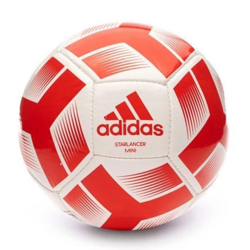 Pelota Adidas Club Starlancer Blanco - Rojo