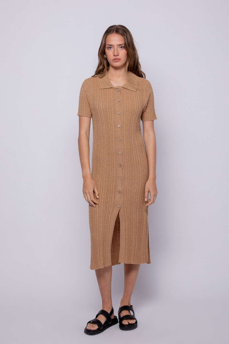 VESTIDO INCA Camel