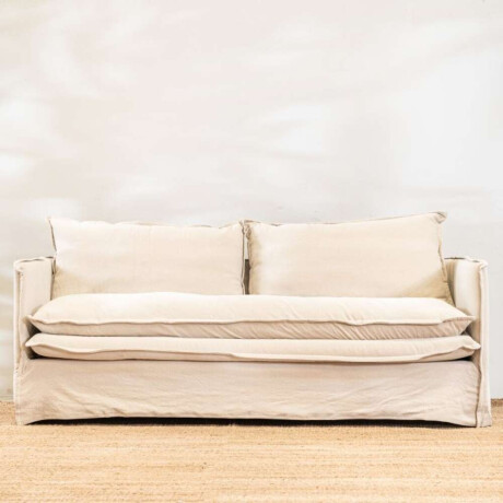 Sillón Manu 3 Cuerpos Beige Sillón Manu 3 Cuerpos Beige