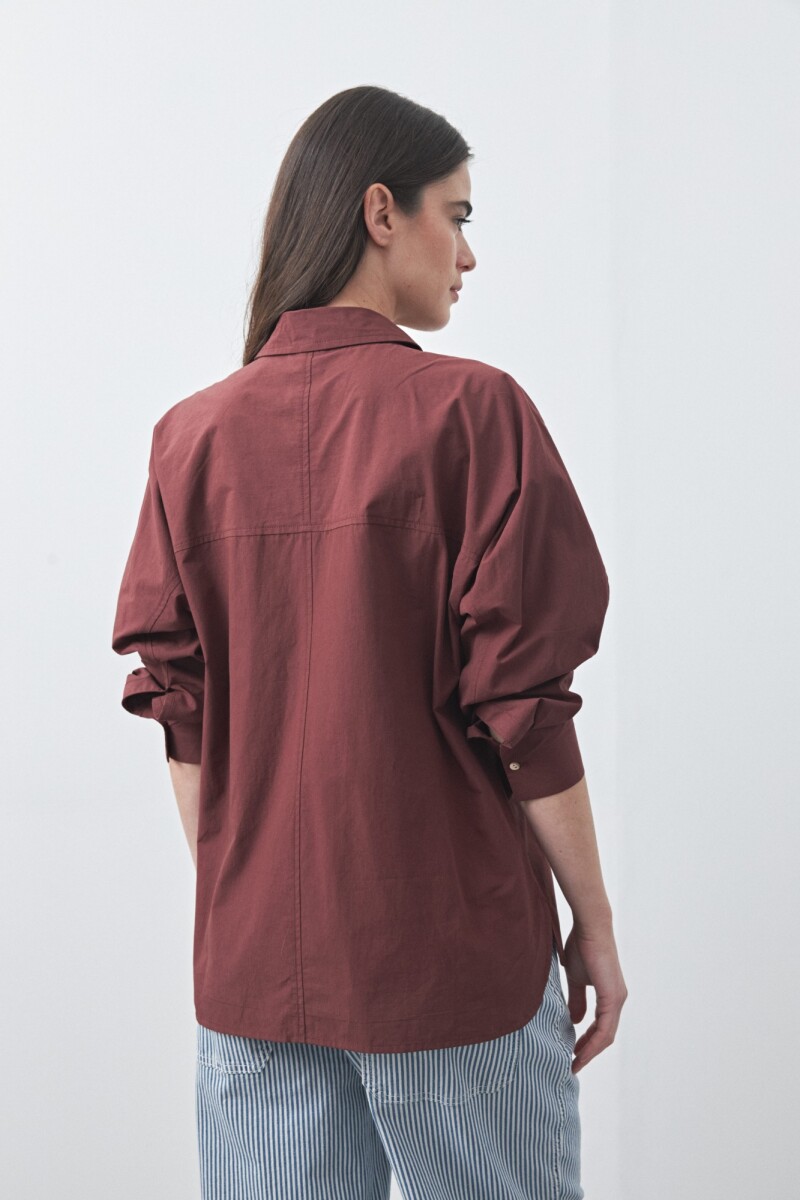 CAMISA CHRISTA Borra de Vino