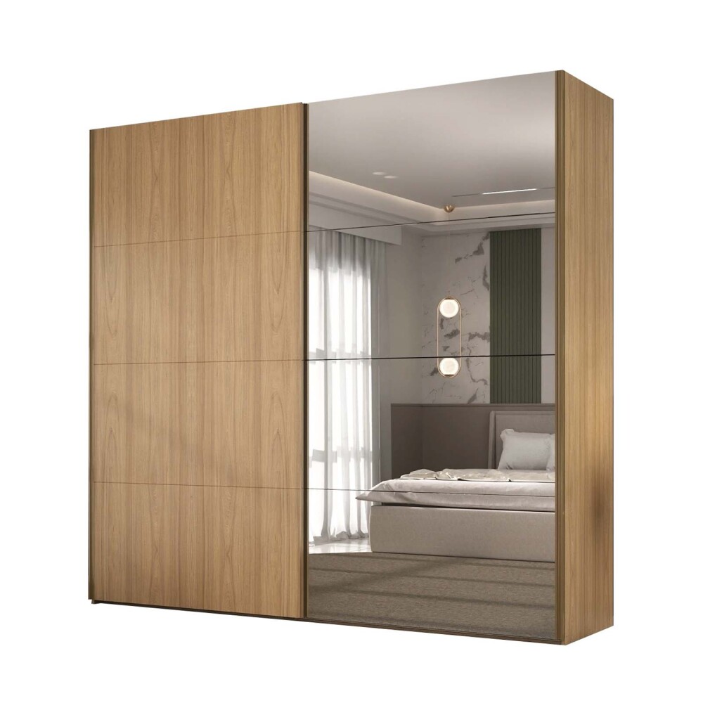 PLACARD 2 PUERTAS MDF MARRON TRENTINO