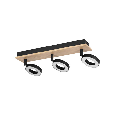 Lámpara de techo LED 3x4,2W cálida RIELVES EG3544