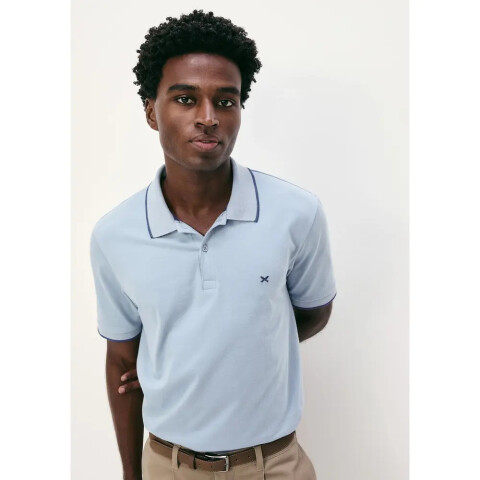 CAMISA POLO MM MASC AZUL CLARO