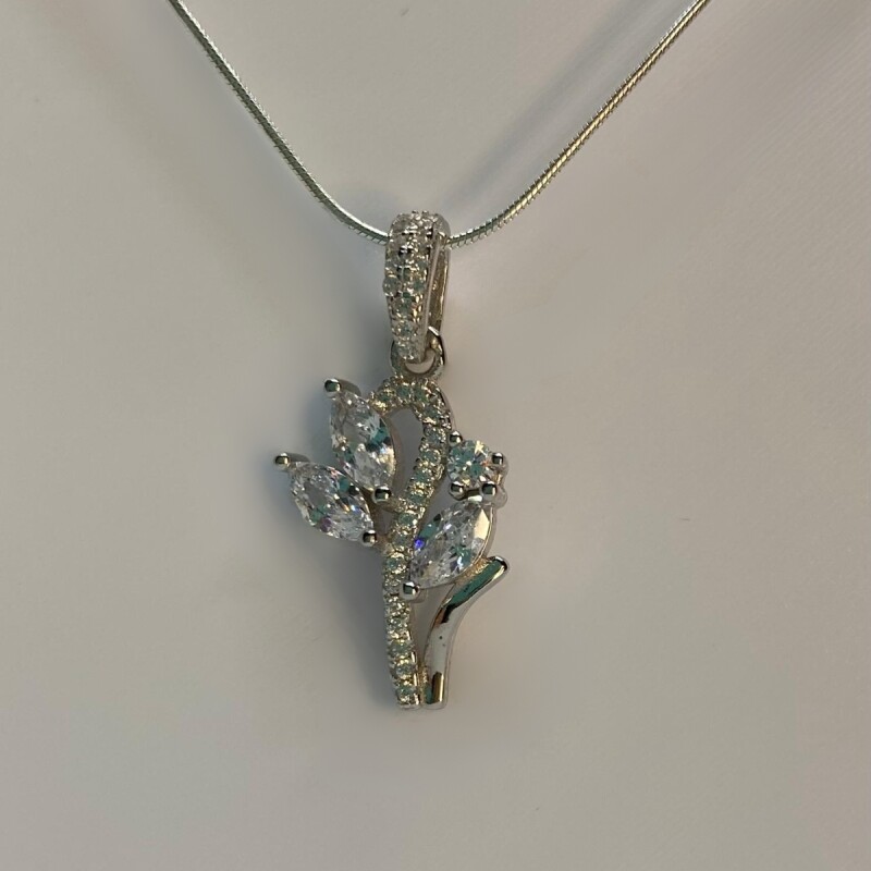 DIJE PLATA 925 RAMA CON CIRCONIAS L6gjb11325-p