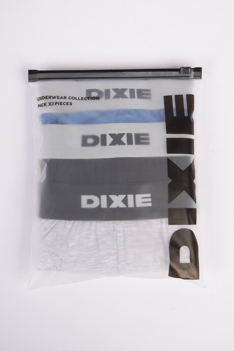 BOXER MERUN DIXIE Azul/negro/gr Cl