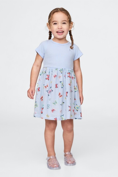 Vestido Toddler Niña Bicoastal Blue