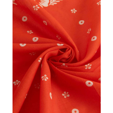 Pañuelo De Algodón Estampado Combinacion Bicolor