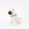 Parlante portátil CH-M15M USB mediano diseño perro blanco con micrófono Parlante portátil CH-M15M USB mediano diseño perro blanco con micrófono