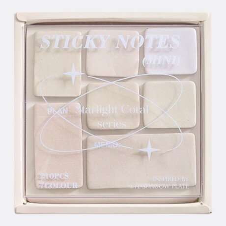 Post It Varios Tamaños De Hojas Beige