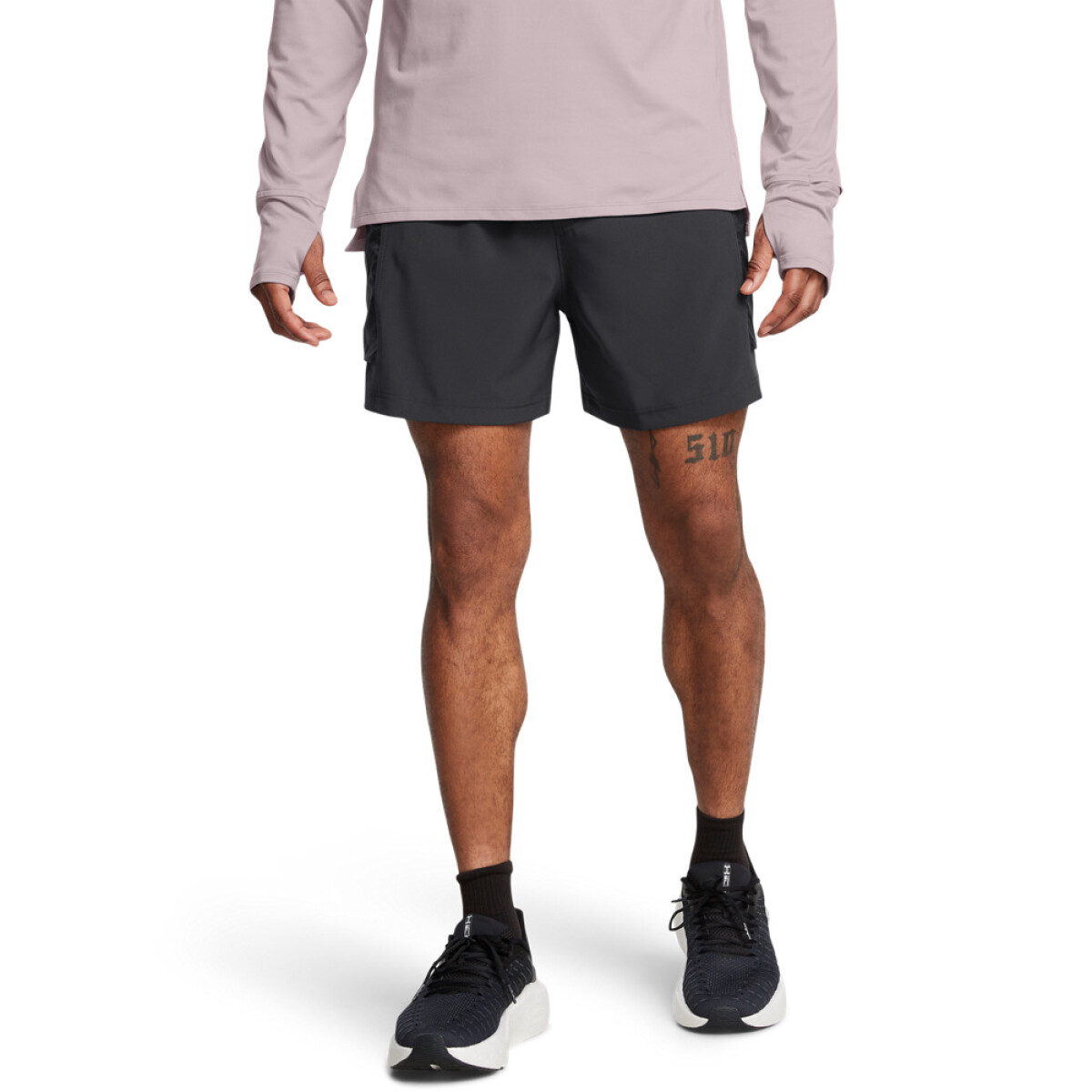 UA TRAIL RUN 5'' SHORTS-GRY - GRY-016 