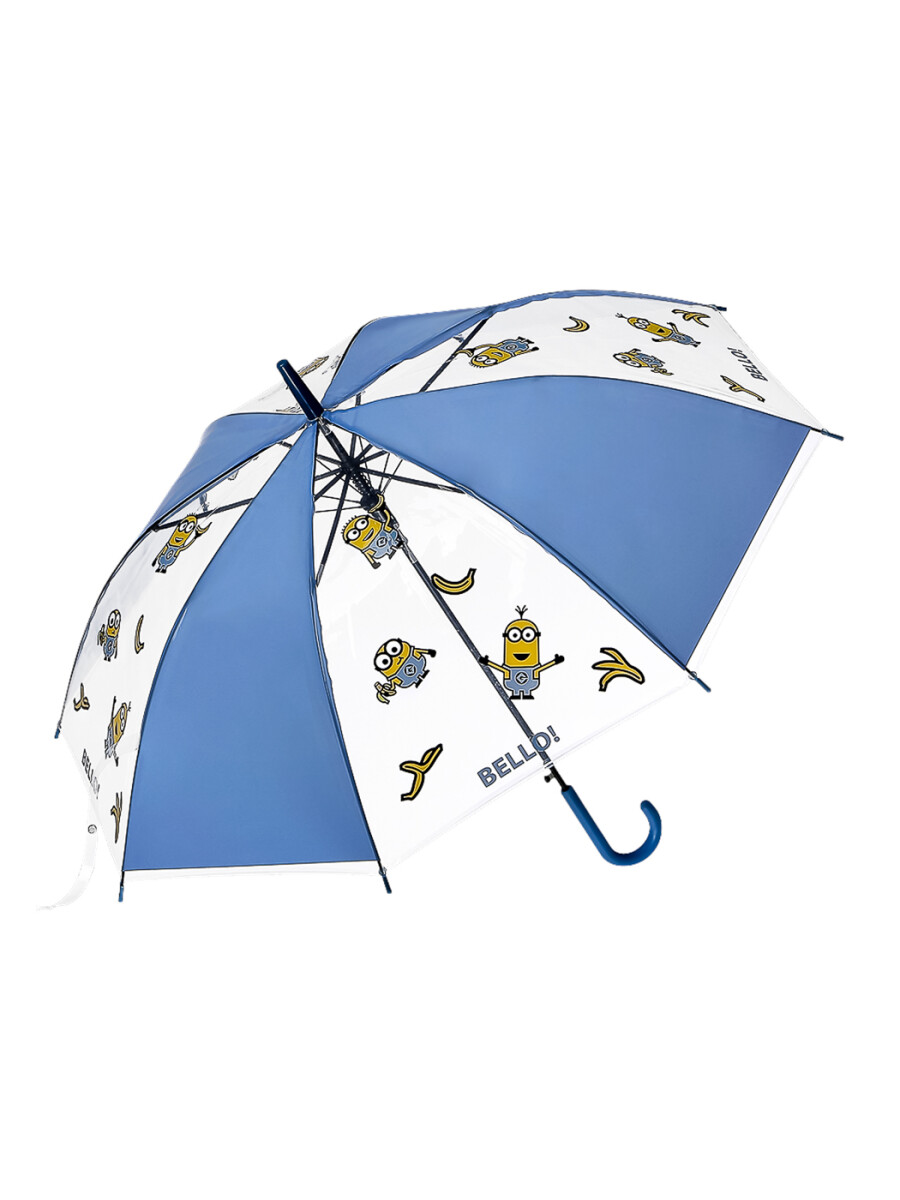 Paraguas largo Minions - azul 