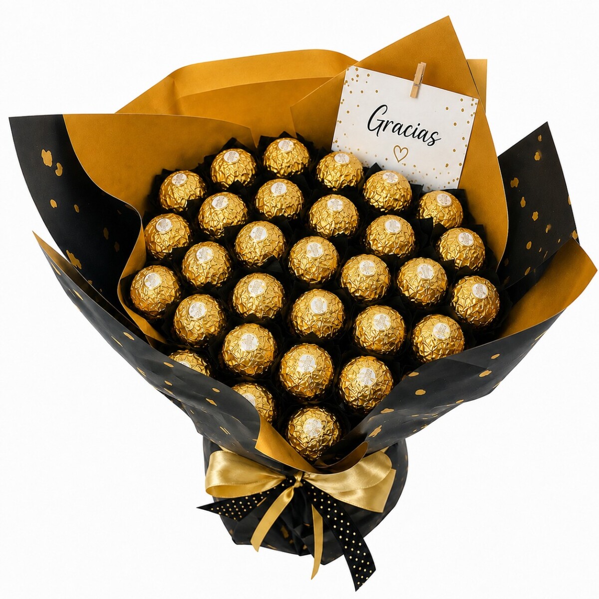 Bouquet de Ferrero Rocher para Agradecer - 30 unidades 