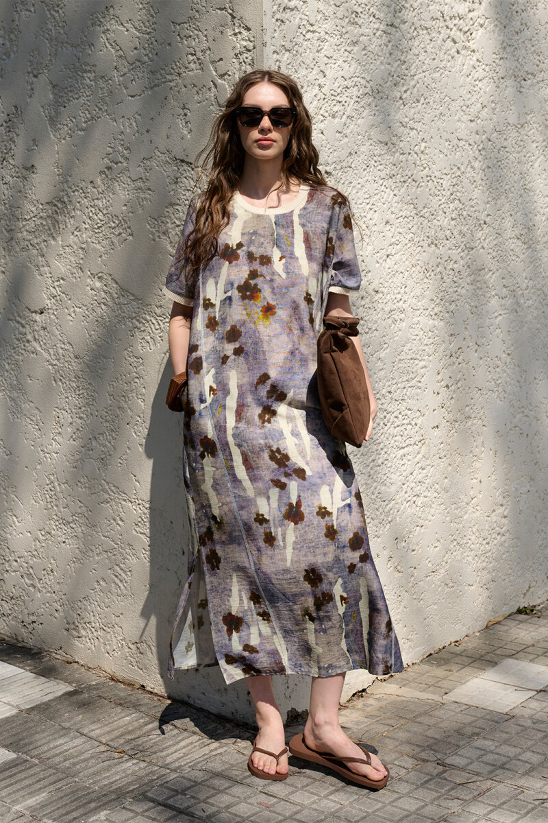 VESTIDO RAFA MARRON