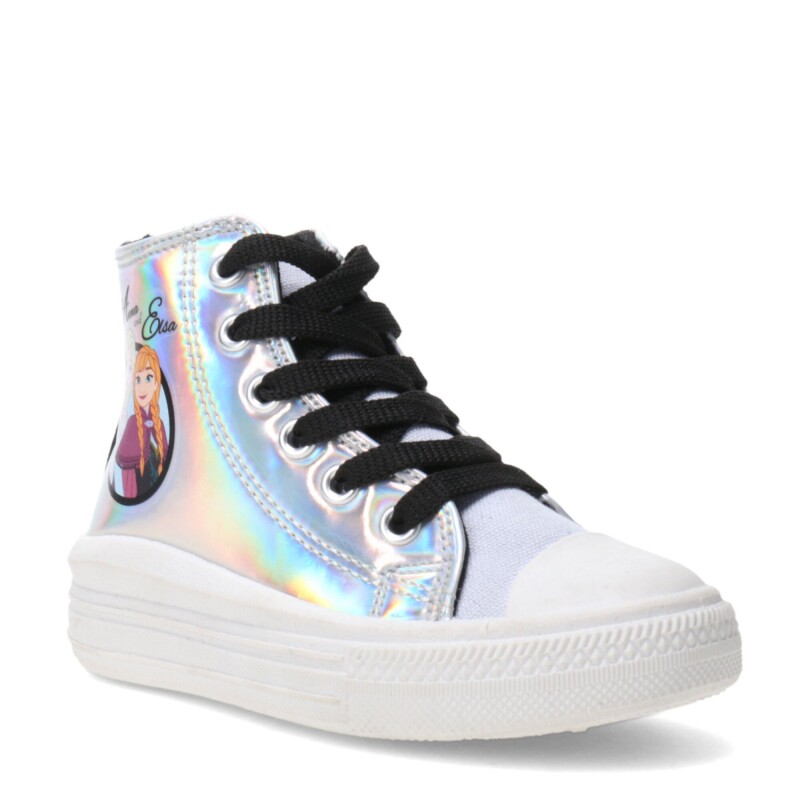 Championes Infantiles Disney Celeste - Plateado - Negro