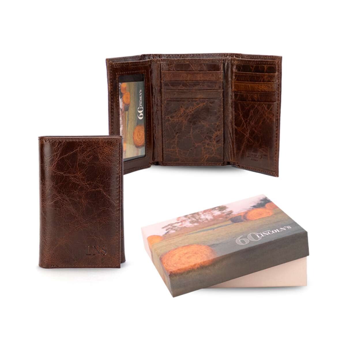 Billetera Cuero Seth - Whisky 