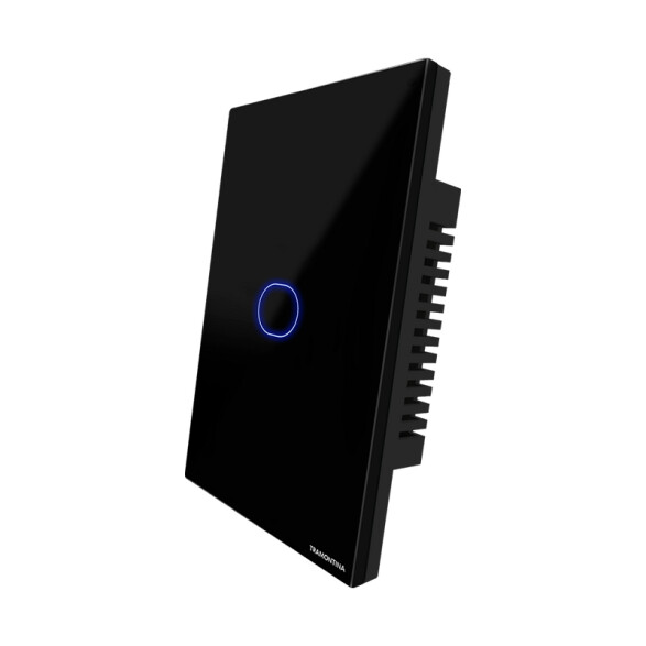 Plaqueta inteligente WIFI touch 1 canal negro -TRAMONTINA TE3910