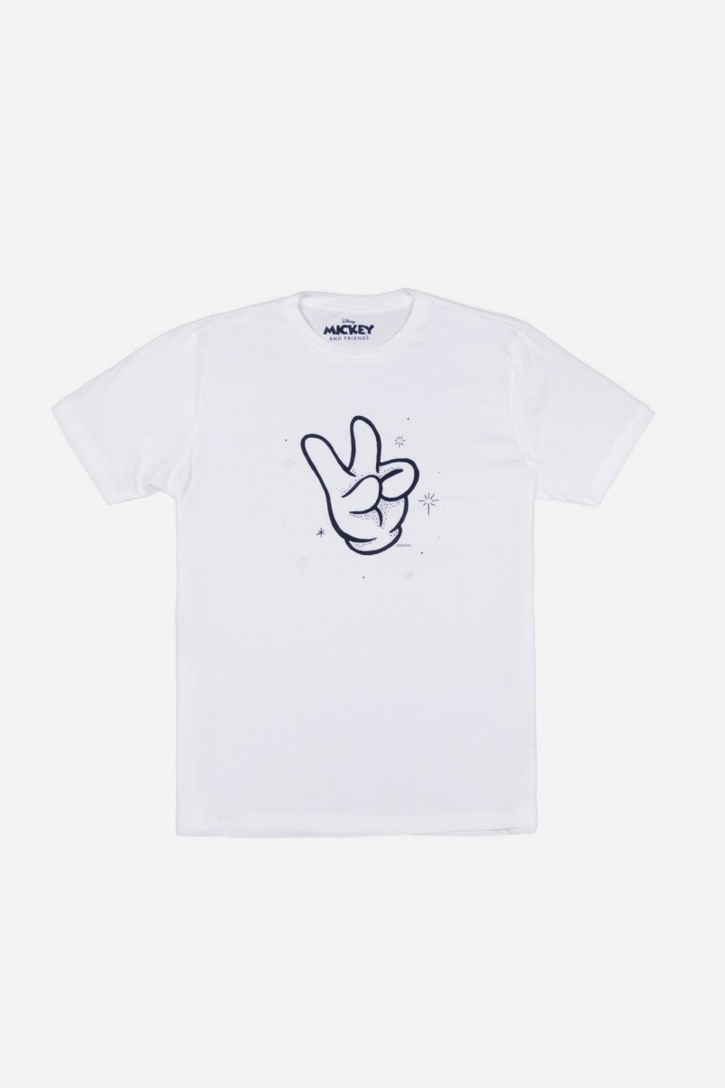 Remera Mickey magic BLANCO