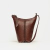 Mini Bag Mini Tanner en cuero graneado Red Tabaco