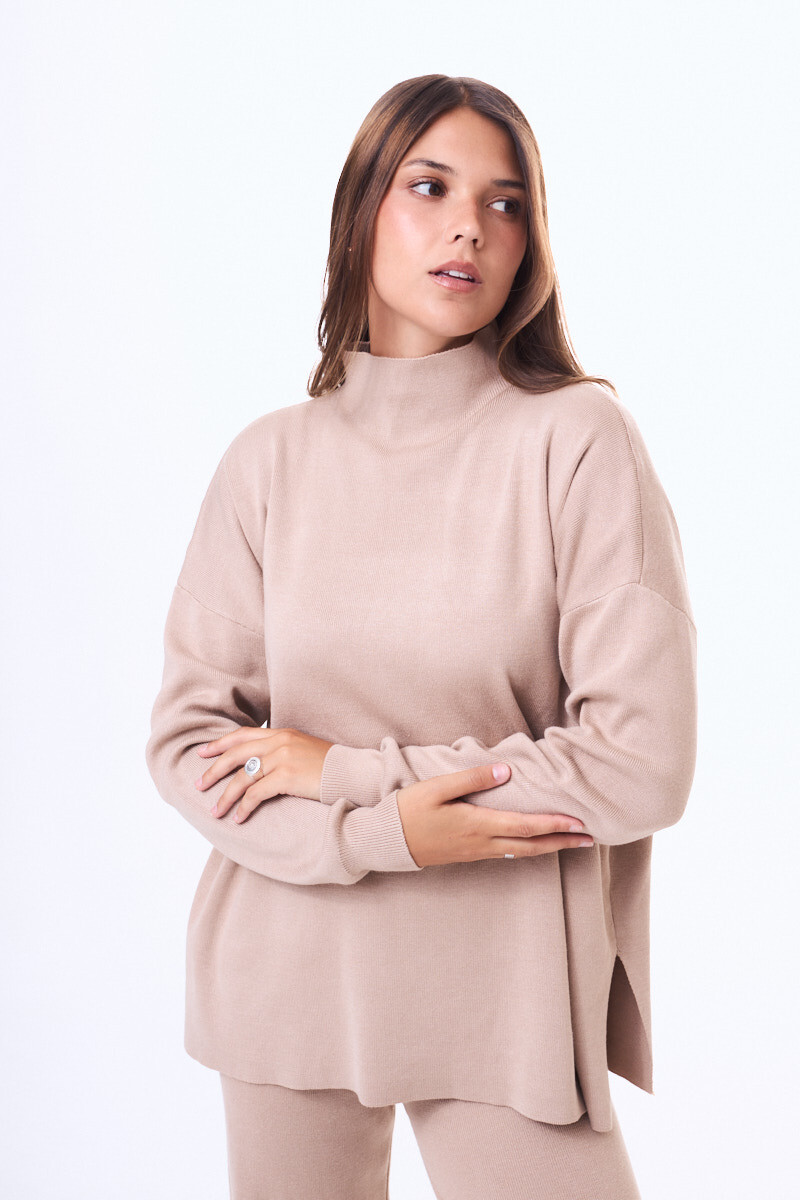 Buzo tejido Medina Beige