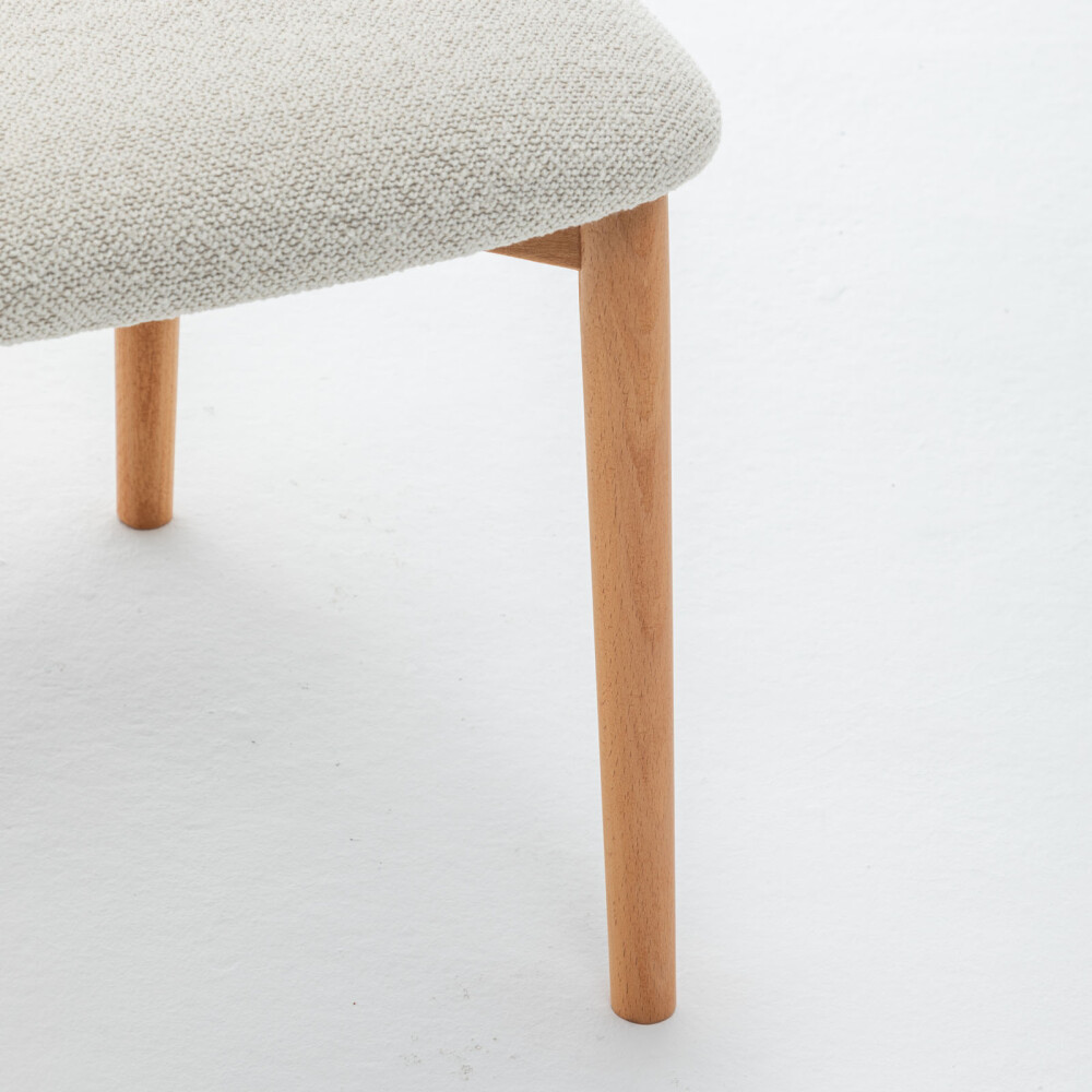 SILLA DE COMEDOR MADERA NATURAL-BEIGE SARAH