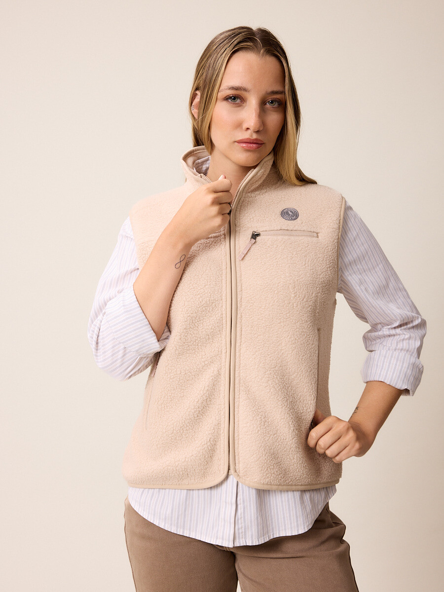 CHALECO ALIBA POLANCO - Natural 