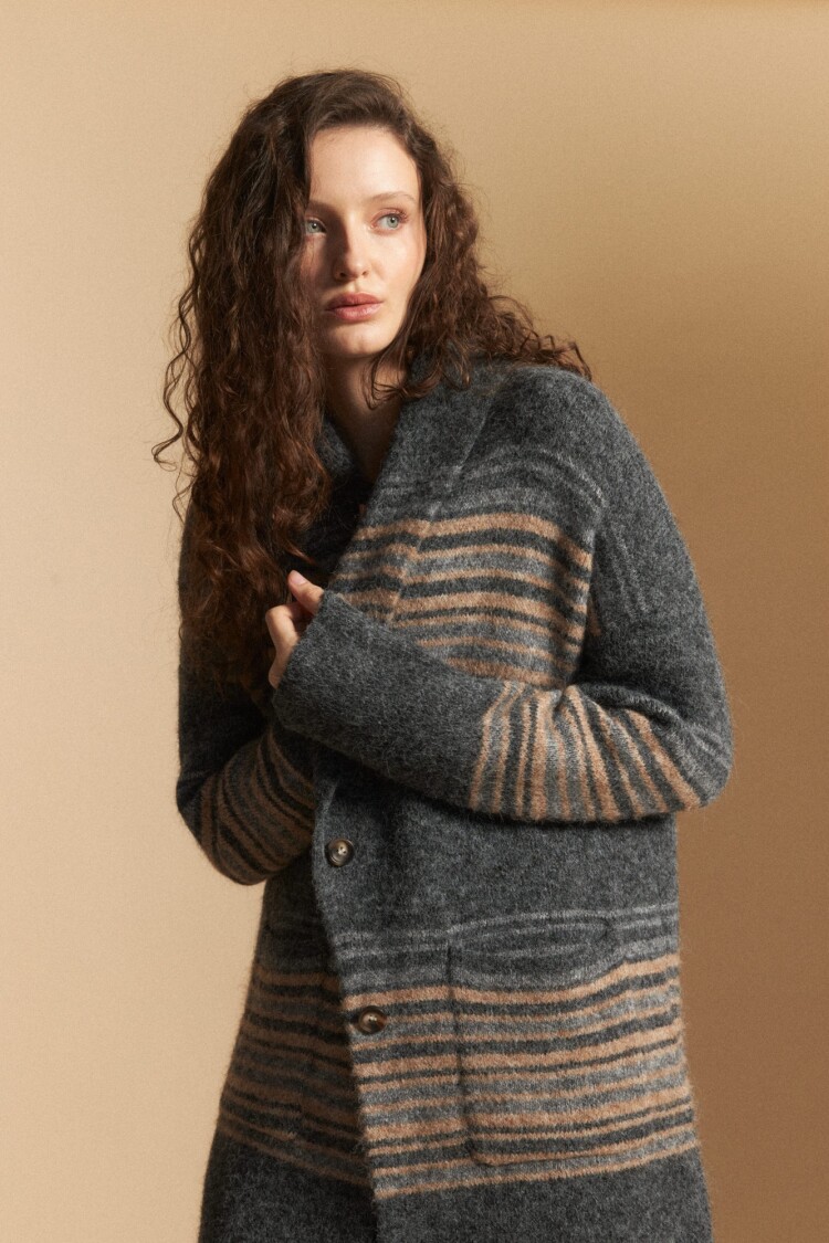 CARDIGAN FERONIA Gris Oscuro