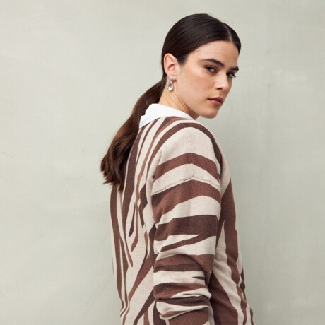 SWEATER NORA Visón