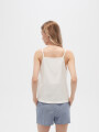Musculosa Lucica Marfil / Off White