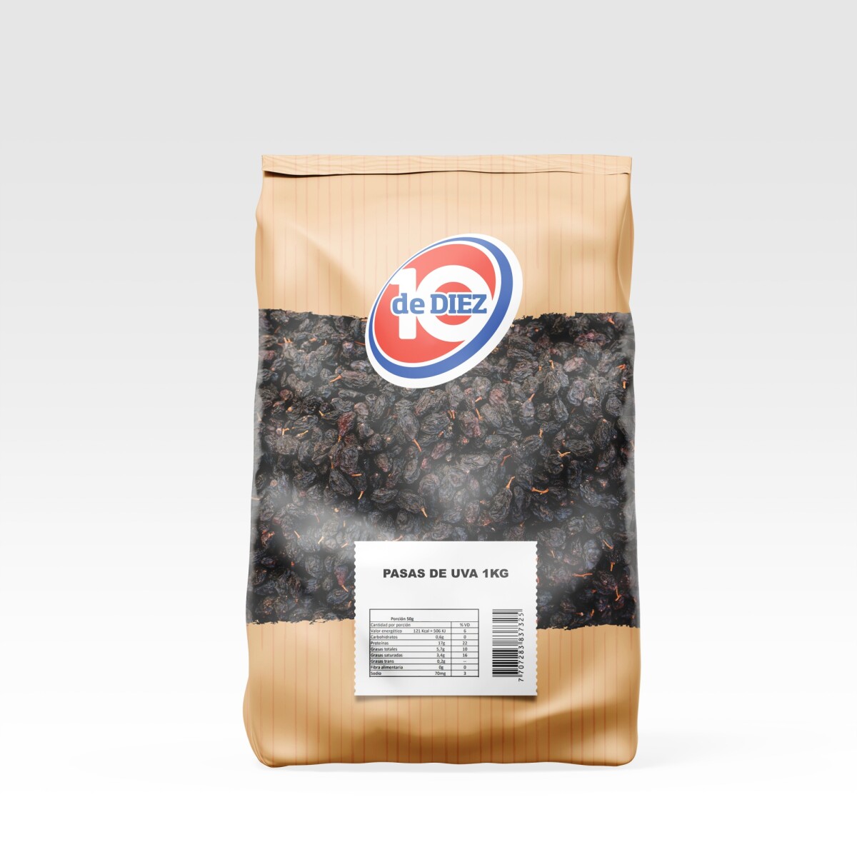 PASAS DE UVA DE DIEZ 1KG 