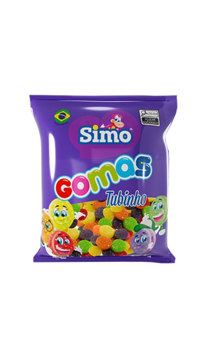 GOMITAS SIMONETTO TUBINHO (VIOLETA) 150grs 
