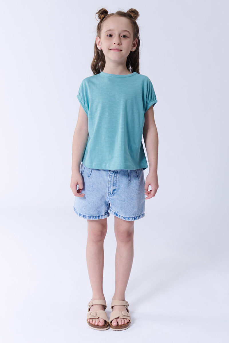 Remera crop - Verde 