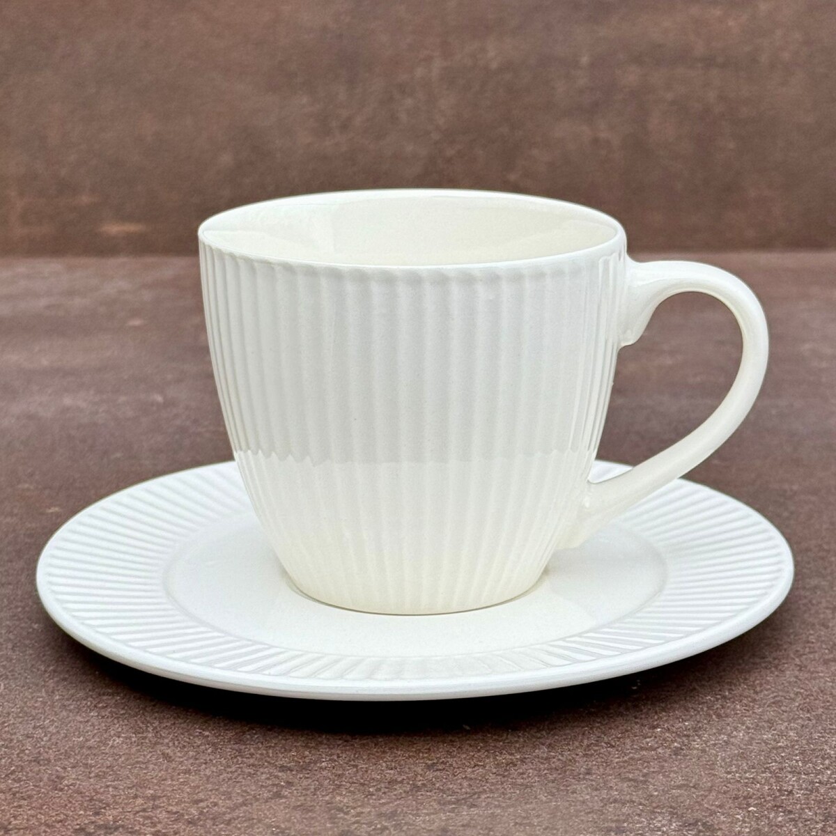 Juego De Cafe Ceramica 2 Piezas 