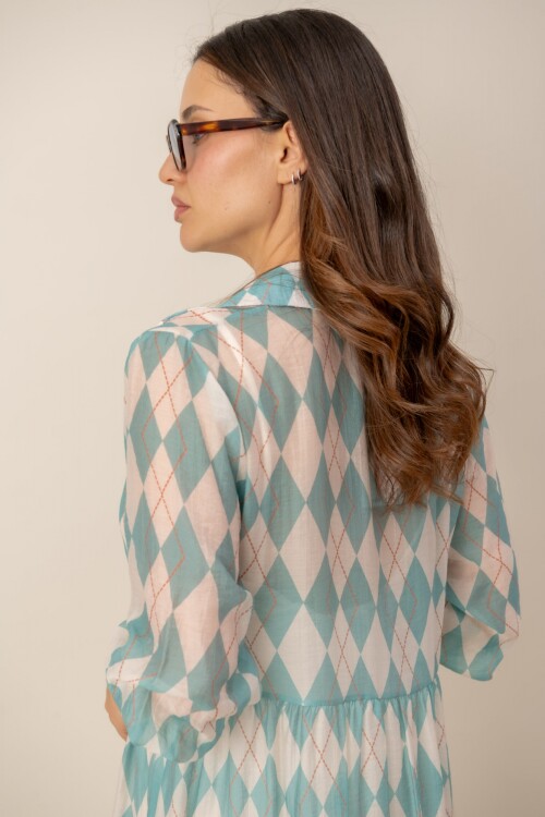 Vestido Rombi Verde