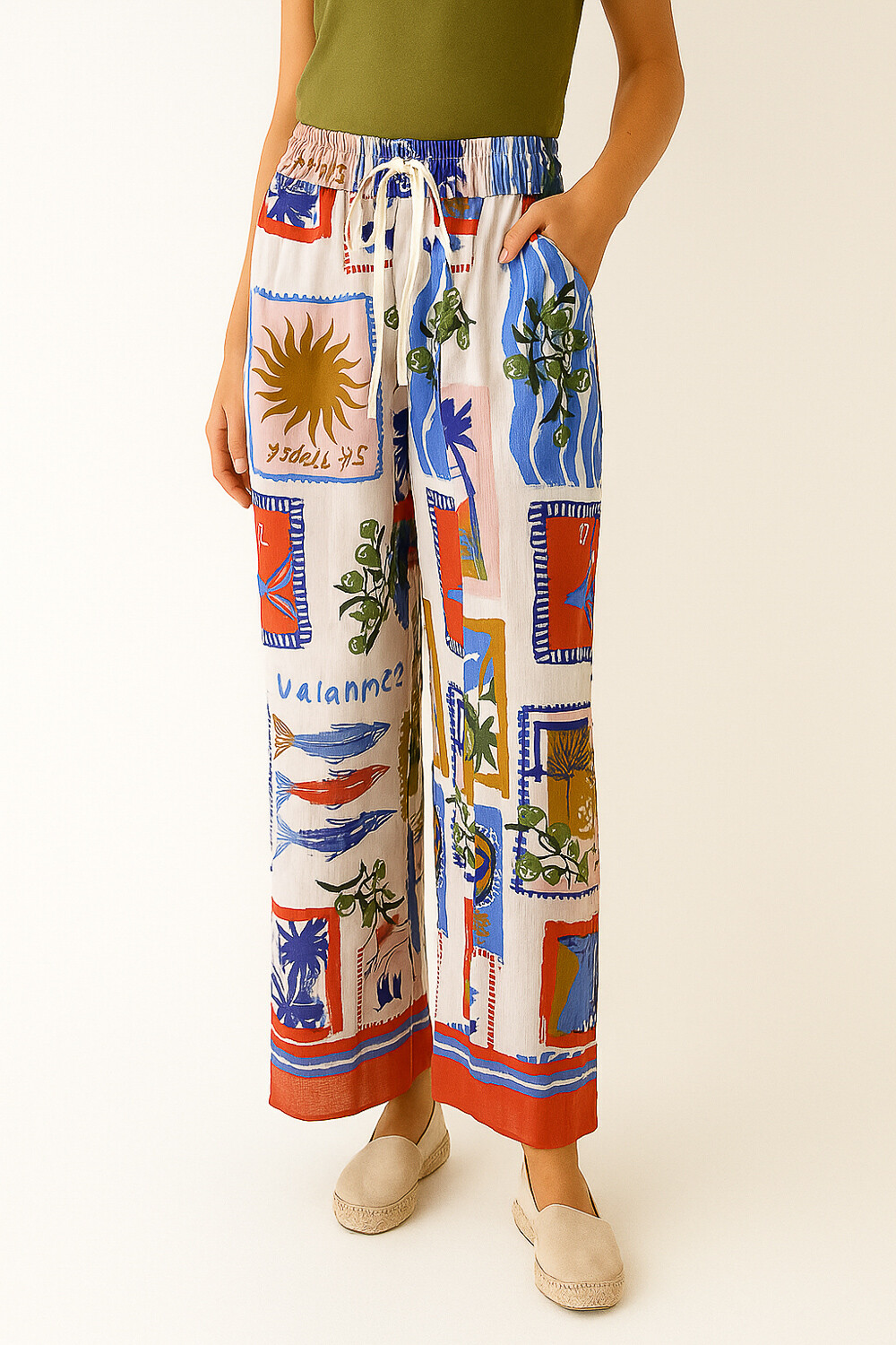 Pantalon Sioran Estampado 1