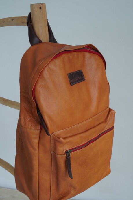Mochila Moro Honey Red Zip