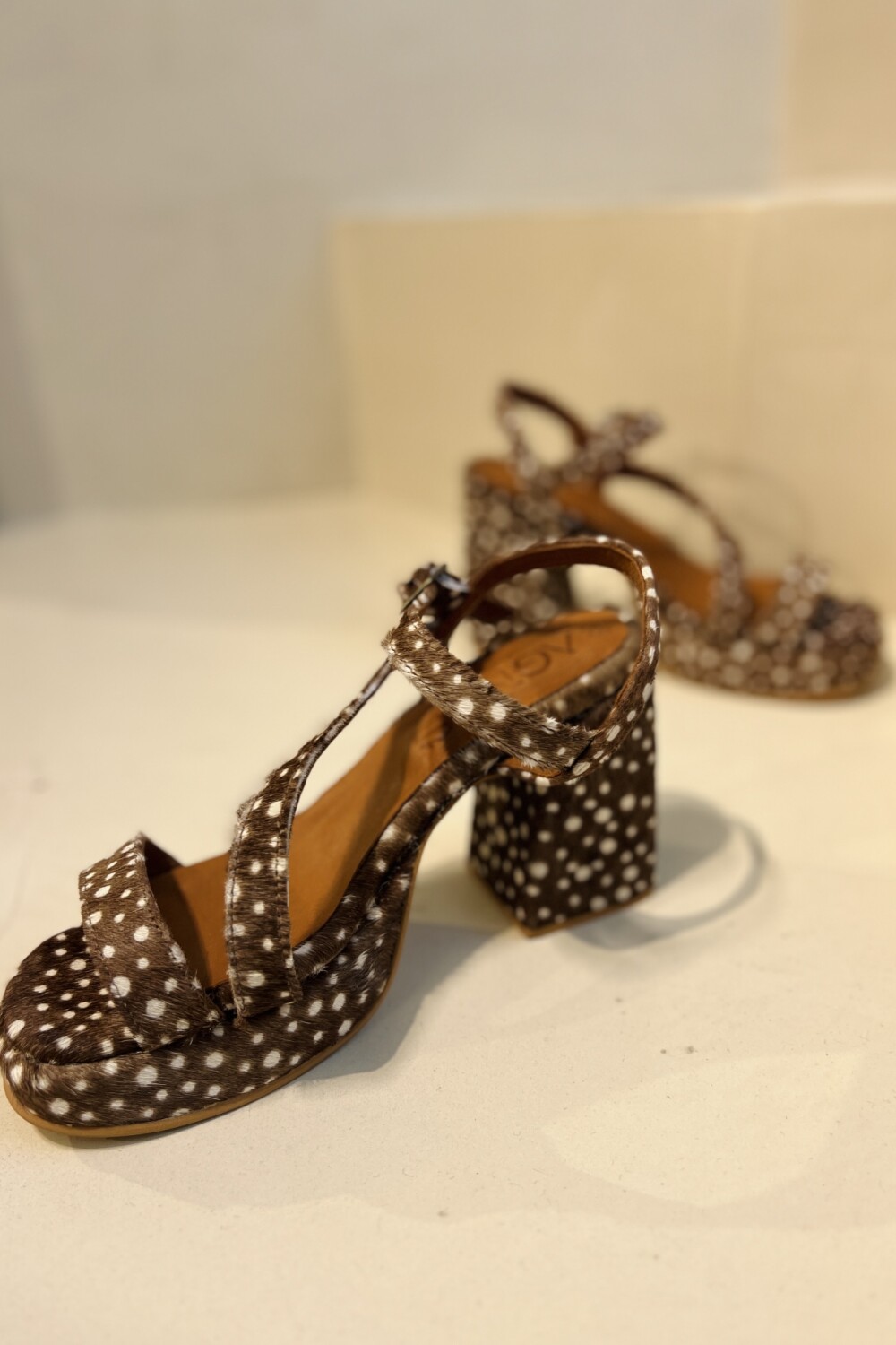 Dots Sandals Chocolate