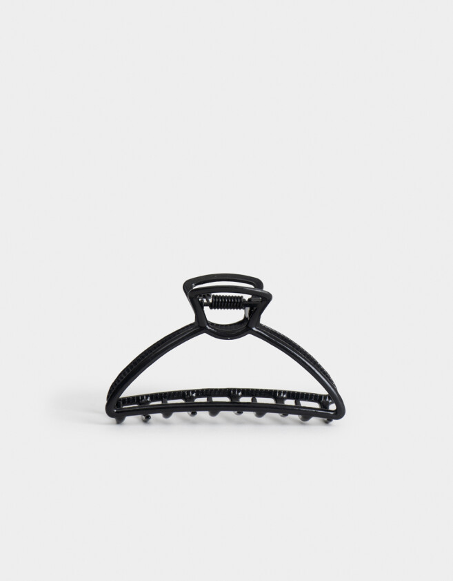 Broche Metallic Broche Metálico Calado - Negro