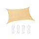 Toldo Impermeable Exterior Protección Uv Rectangular 3x4m BEIGE Toldo Impermeable Exterior Protección Uv Rectangular 3x4m BEIGE
