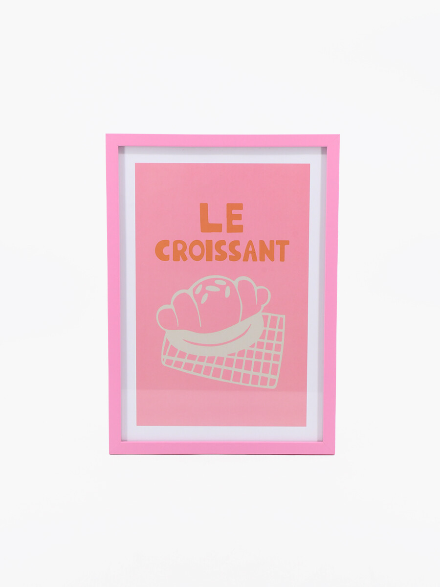 CUADRO LE CROISSANT - ROSADO 