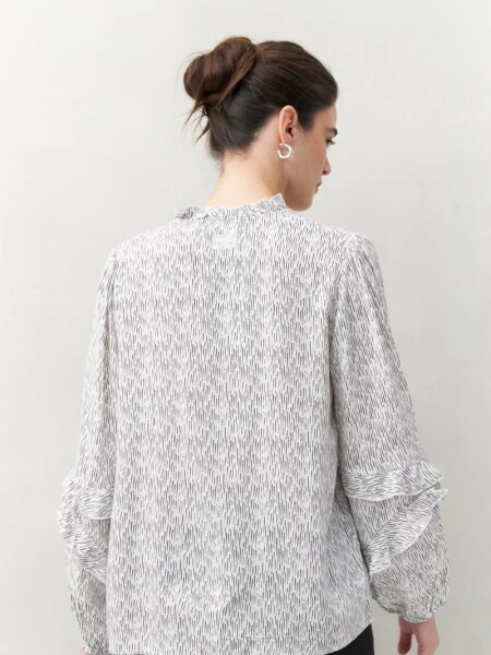 CAMISA D.CASSIN ZEPHYR BLA NEG