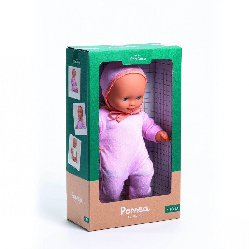 Bebe de juguete con ropa Rosa