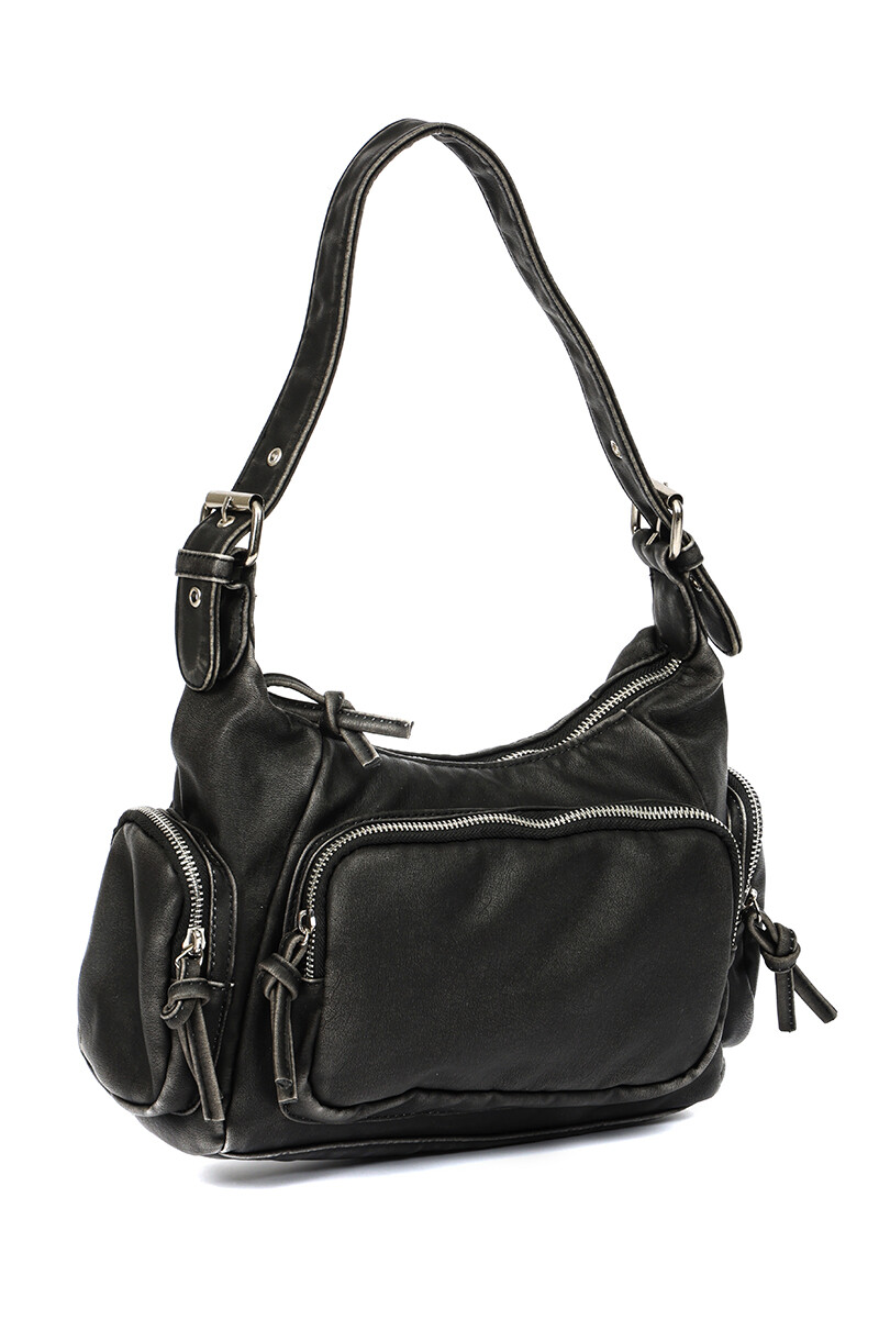 Cartera Esmeraldas Negro