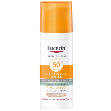 Protector Solar Facial Eucerin Oil Control Tono Medio FPS50+ 50ml Protector Solar Facial Eucerin Oil Control Tono Medio FPS50+ 50ml