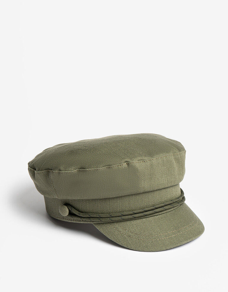Boinas Boina De Algodón - Verde Militar