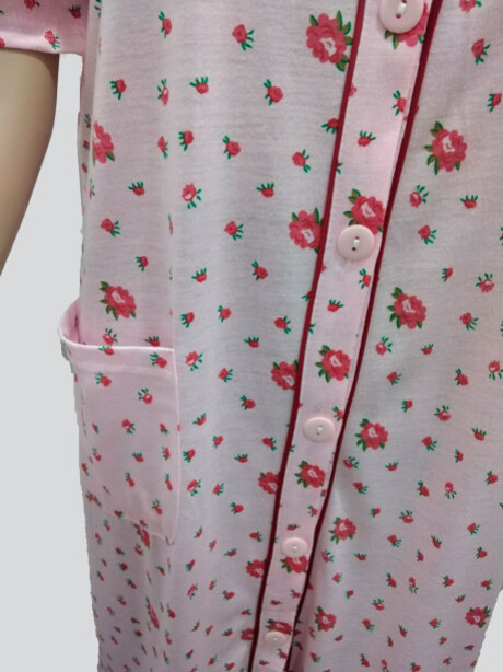 Camisón Florcita abotonado Rosa