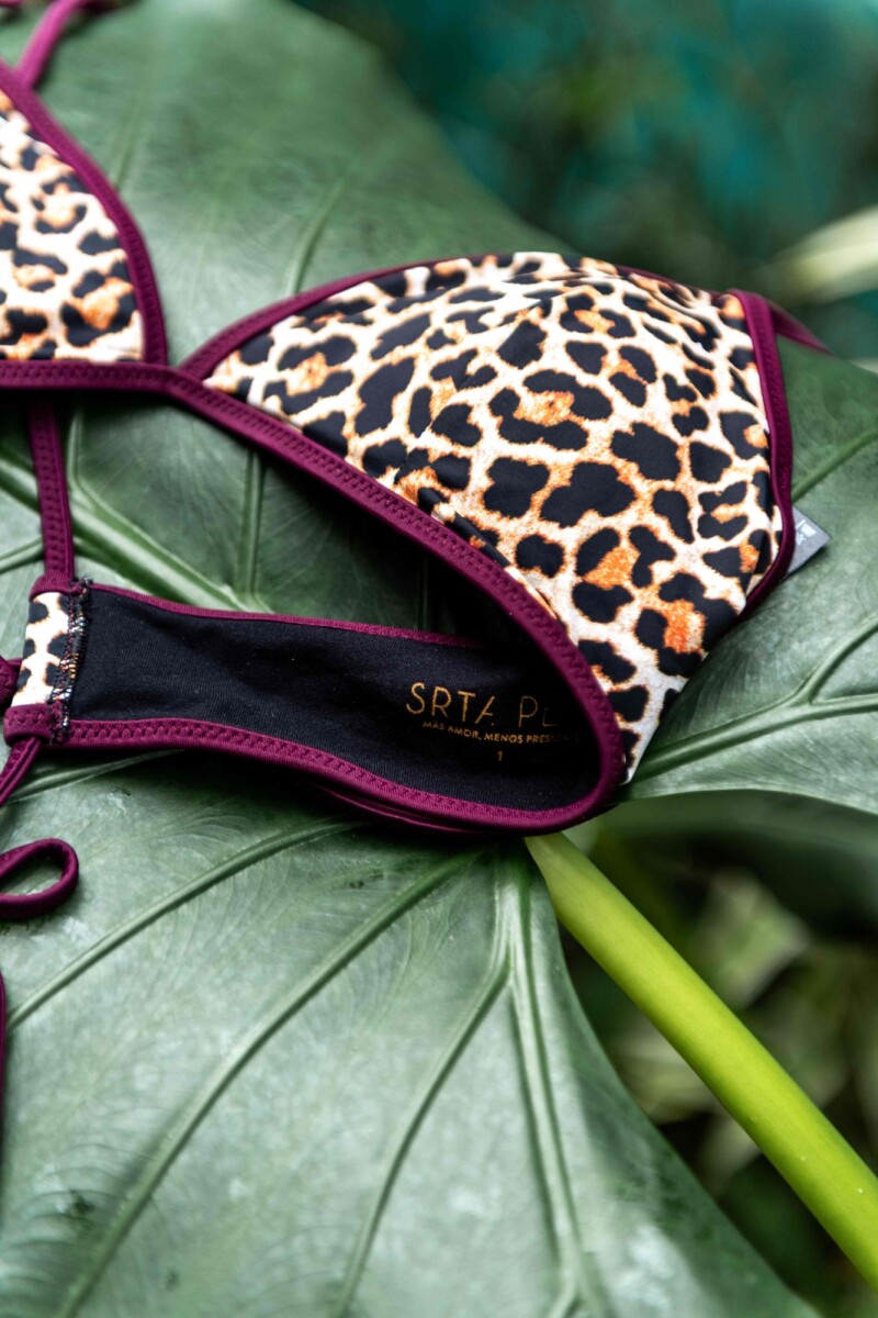 SS53 Triángulo Limonata Estampado Animal Print