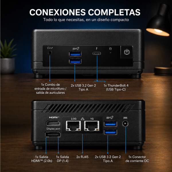 Mini Pc Msi Intel I3 8gb Ram 512gb Ssd MINI PC MSI I3/8/512 DOS NO WINDOWS