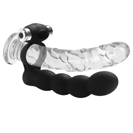 Anillo Triple Función Trinity Beads Negro