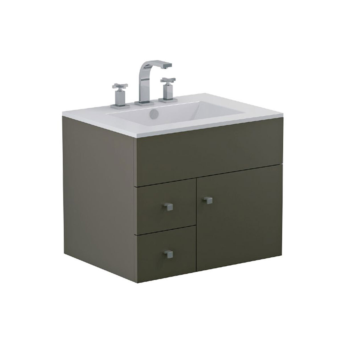 Mueble Cadria De Colgar - 60X46 Color Marron 