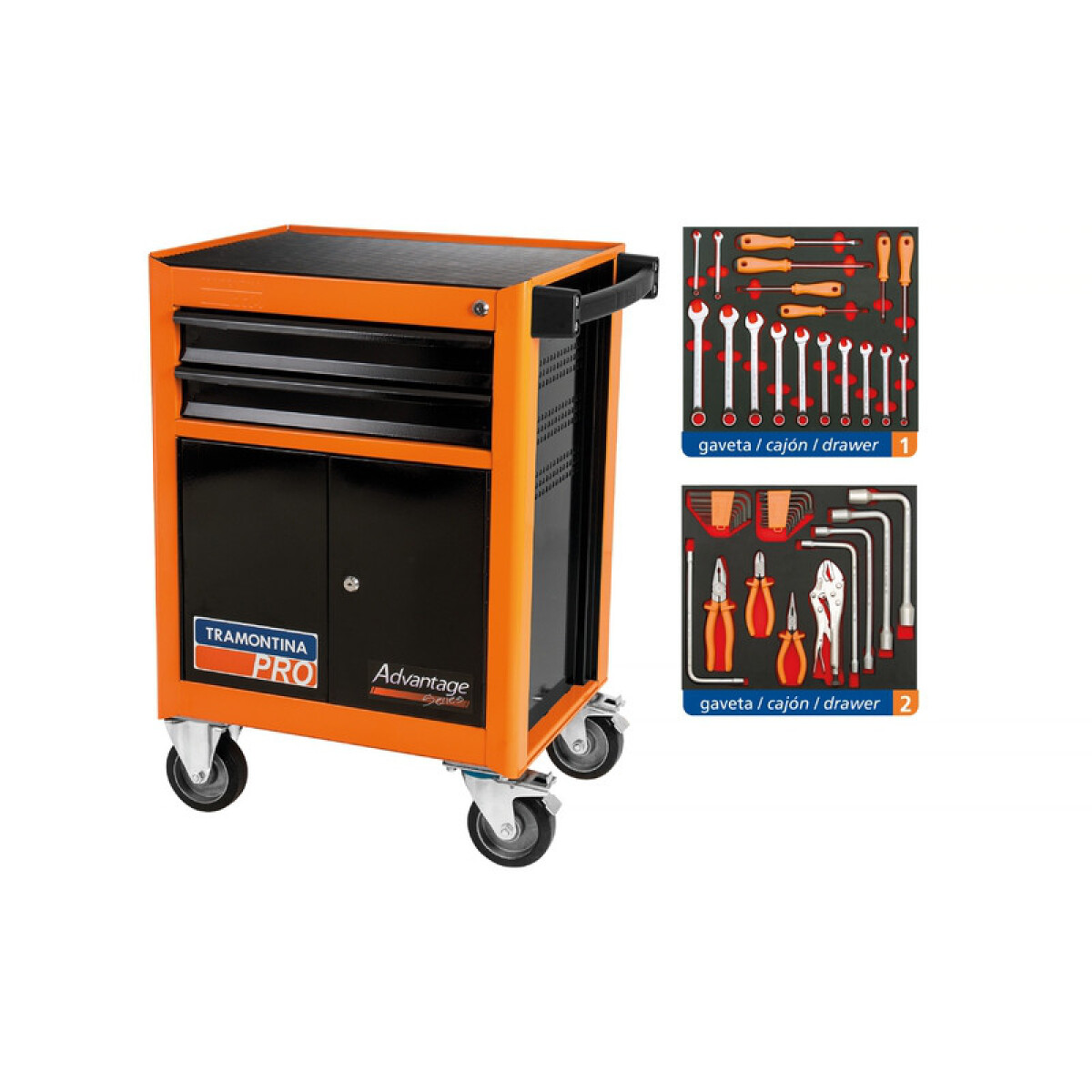 Carro para herramientas Advantage 45 piezas - TN4802 